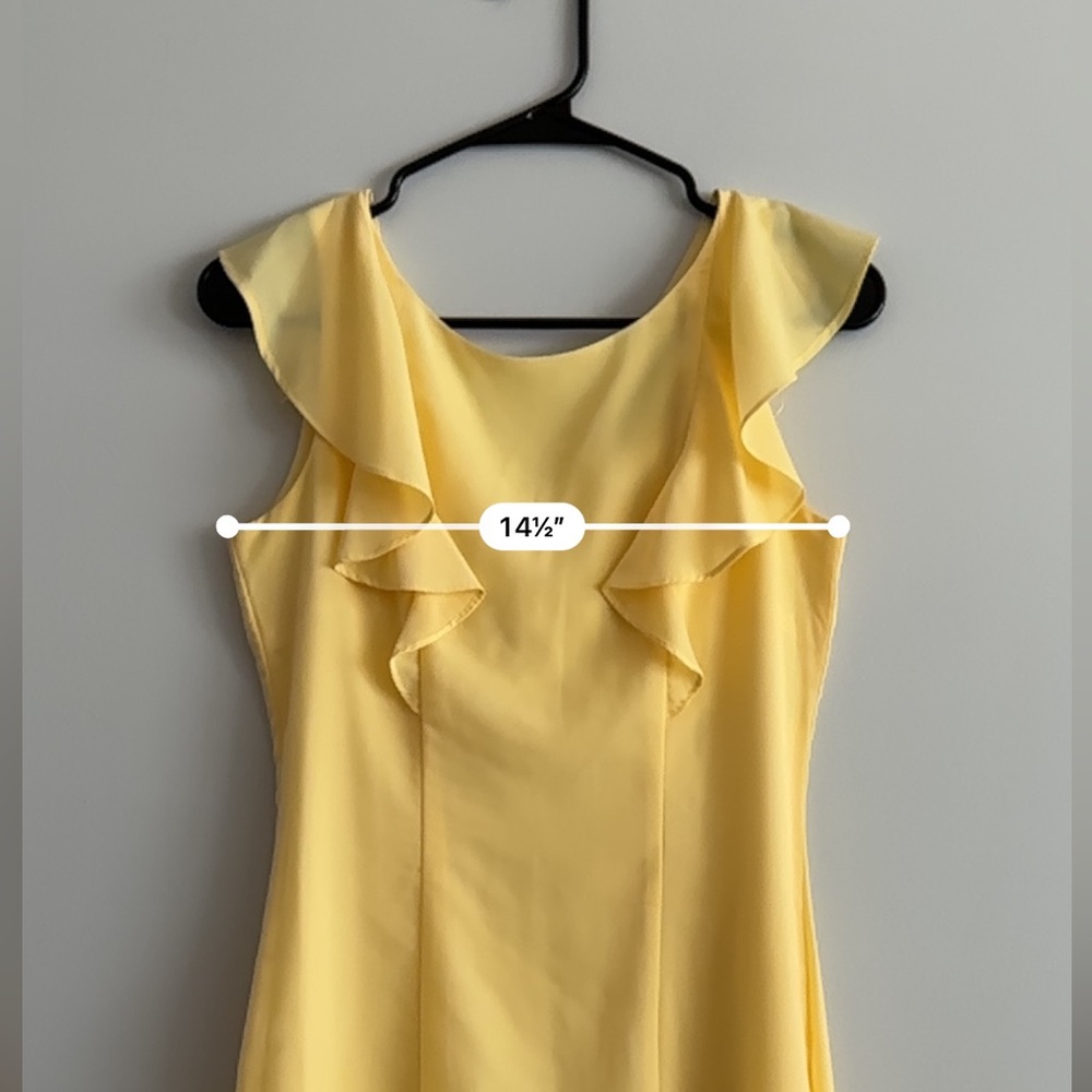 Top Secret, Light Yellow Dress. Size S or 34 - Picture 2 of 6